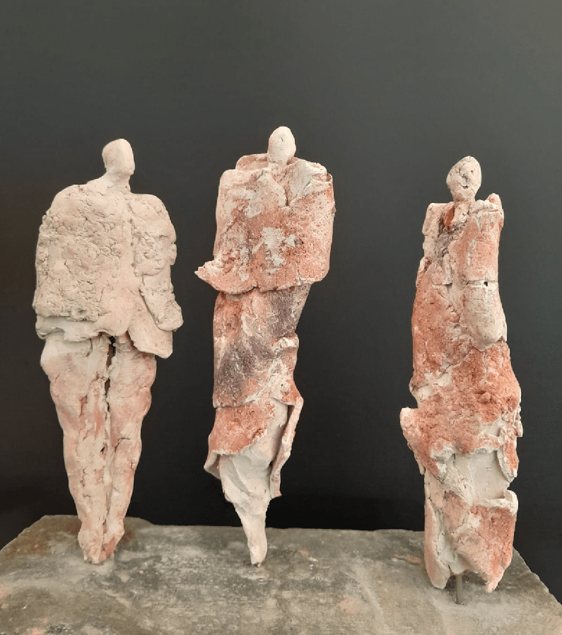 Clay sculptures